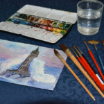 Peinture aquarelle - Marine - Pinceaux - Peintures
